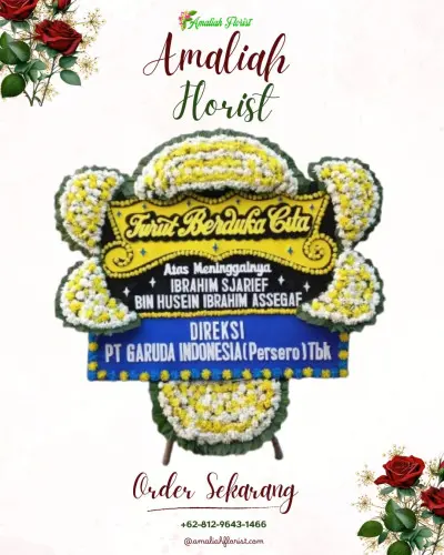 Papan Bunga Duka di Wanadadi